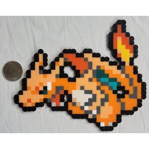 Charizard Menu Icon Pokemon Perler Bead Pixel Art